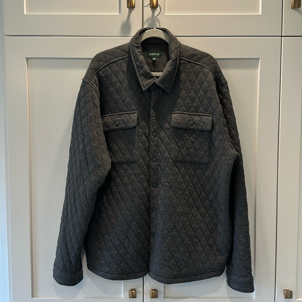 Men’s Orvis Quilted shirt/jacket